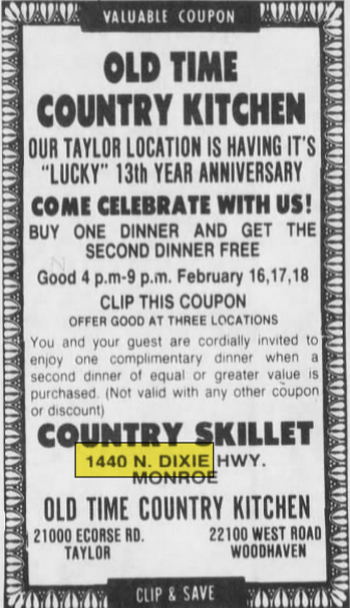 Howard Johnsons Motor Lodge (Econo Lodge, Economy Inn, Days Inn) - Feb 12 1993 Article (newer photo)